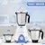 GIGAWATTS 1000W All-in-One Electric Mixy Blender, Three Stainless Steel Clip Jars with 3 Speed Control(1 Year Warranty)