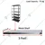Blueboy 3 x 1.5 Feet Metal (GI) Shelf For Boltless Steel Storage Racks