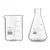 SBT 2pcs 100 ml Borosilicate 3.3 Glass Beaker and Conical Flask with Graduation Marks