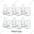 SBT 12pcs 250 ml Borosilicate 3.3 Glass Beaker and Conical Flask with Graduation Marks