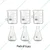 SBT 6pcs 250 ml Borosilicate 3.3 Glass Beaker and Conical Flask with Graduation Marks