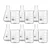 SBT 12pcs 500 ml Borosilicate 3.3 Glass Beaker and Conical Flask with Graduation Marks