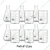 SBT 12pcs 500 ml Borosilicate 3.3 Glass Beaker and Conical Flask with Graduation Marks