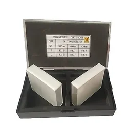 Set of 2 pcs 50 mm Glass Cuvettes with 17.5 ml Volume for Visible & UV/VIS Spectrophotometer