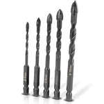 Maf Pro 5 Pcs 4mm-10mm Glass Drill Bit Set Suitable For Glass & Tile Drilling (MPTD-500)