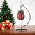 Ecofynd Ornament Display Stand-Glass Globe Air Plant Terrarium Pothook Stand (DS006-BLK)[Pack of 2]