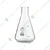 Set of 4 Pcs Bello Borosilicate Glass Measuring Conical & Reagent Bottle With Blue Screw Cap 