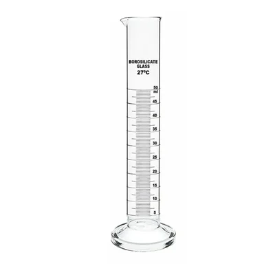 SBT 100ml Scientific Measuring Cylinder Round Base, Borosilicate Glass 3.3 Material for Laboratory