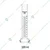 SBT 100ml Scientific Measuring Cylinder Round Base, Borosilicate Glass 3.3 Material for Laboratory