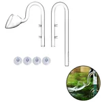 Glass Lily Pipe Inflow Outflow for Canister Filter (19 mm) Aquarium Tool To Create a Moderate Circulation of Water Within the Aquarium Ideal for the Growth of Aquatic Plants
