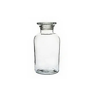 COMETEK 1000ml Soda Lime Glass Laboratory Reagent Bottle with Precision Ground Glass Stopper & Leak Proof Narrow