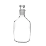 Cometek Borosilicate Glass 3.3 1000ml Narrow Mouth Reagent Bottle with Interchangeable Hexagonal Hollow Stopper