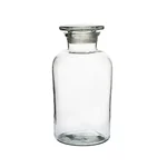 Cometek Soda Glass 1000ml Wide Neck Reagent Bottle with Glass Stopper for Containing Chemicals