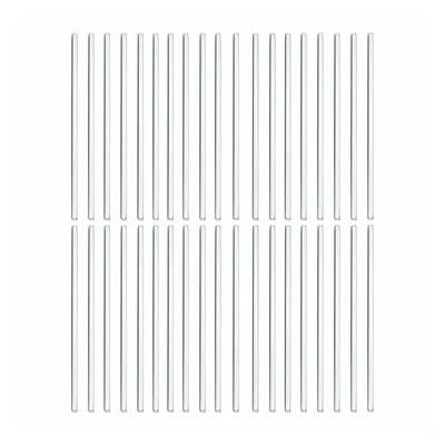 Bello 40 Pcs 8 - Inch Length Glass Stirring Rod For Mixing Liquid And Solids From Borosilicate Glass Laboratory