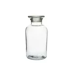 COMETEK Laboratory Reagent Bottle, 250ml Wide Neck Glass Stopper - Soda Glass