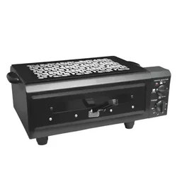 Premium Quality Glass Top Electric Tandoor 2kW with Timer & 4 Skewer