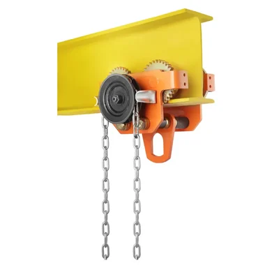 Globe 5 Ton Manual Monorail Travelling Trolley With 3 Meter & 5 mm Hand Chain - 12 Month Warranty