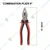 Globus 1259 Steel Hand Tool Set/3 Pcs (Plier, Tester, Wire Stripper and Electric Pvc Tape)