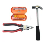 Globus 603 Hand Tools Kit (Plier, Hammer, Screwdriver) - Set of 3 
