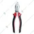 Globus Combo of 3pcs 8" Black Adjustable Wrench, 8" Red and Black Plier, Screwdriver Set/6 Pcs with Tool Kit Bag (809)