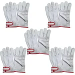 DSY Pack of 5 B-Grade Back Split Driver Gloves with Adjustable Strap and 3 Tips