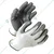 Kavacha Nylon White & Grey Nitrile Coated Cut Proof Hand Gloves(Pack-10 Pair)