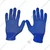 Delight 12 Pair Blue Colour 13 Gauge Large Size Polyester PVC Dotted Gloves (MPKD13-62)(BL)