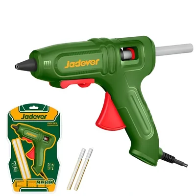 Jadever 20 Watt (100W) Hot Melt Glue Gun With 2 Pcs Glue Sticks (JDGL1606)