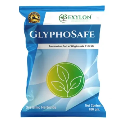 Exylon Glyphosafe (Glyphosate 71% SG) Non-Selective Herbicide for Controlling Weed In Crops(Pack-100 GM (PACK OF 100 *1))