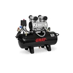 GNAT 1 HP 70L Oil Free Air Compressor Low Noise 65 dBA for Dental Medical Laboratory Reciprocating Pump
