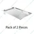 Pack of 2, Premium Quality 1/1 20mm Depth GN PAN