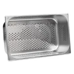 Malabar Pack of 2 Stainless Steel Perforated Gn Pan 6mm Hole Pan, Perforated Gastronorm Pan (1/1 150mm)