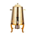 Golden 12 Litre SS Coffee Urn or Buffet, Fuel Based (Model:CUCPG) without Electricity For Tea Urn,Hot Beverage Dispenser