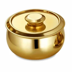 Losange 10 hrs Insulated Golden Finishing 1500 ml Casserole, Stainless Steel Body