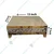 Premium Quality 15x15x4 inch Golden Steel Rectangular Chafing Plate with Mirror Sheet Cutting