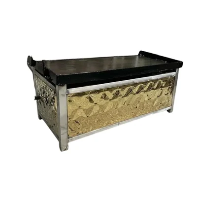 Gold Plated 15 x 30 x 12 inch Rectangular Large Dosa Bhatti