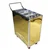 High End Catering Gold Plated Mirror Steel 3+2Pot 15x42x34inch Live Snacks Trolley or Banquet Service For Hotel Banquets
