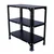 Menage 24 x 23 x 12 Inch 3 Shelves Multipurpose Storage Rack With Accessories