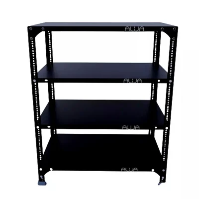 Menage 36x29x18 Inch 4  Shelves Multipurpose Storage Rack With Accessories