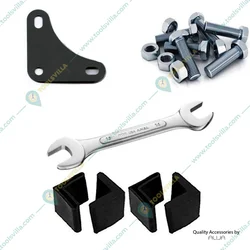 Menage 72x35x12 Inch 5 Shelves Multipurpose Storage Rack With Accessories