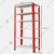 ALIJA 87 x 33 x 24 Inch  6 Shelves Multipurpose Storage Rack With Accessories (22 Gauge Shelf 16 Gauge Angle)