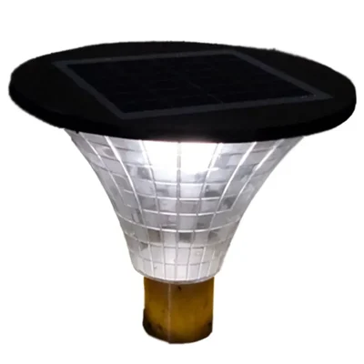Premium Quality 1 Feet Solar Garden Light with 5W Solar Panel Gate Light For Outdoor Usage and Garden Decoration