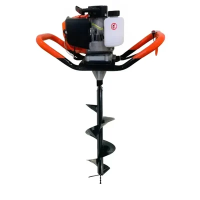 Gramstrong 52-cc 2-stroke Earth Auger / Post hole digger Engine with 10 inch Drill Bit