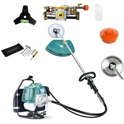 GRAMSTRONG 4 Stroke Grass Cutting Machine with Sprayer Attachment For Multipurpose Use