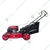 Leo 20 Inch Self Propelled 7 Hp Petrol Lawn Mower | Ideal for Grass Cutting/Trimming | 0392