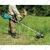 Makita UR013GT206, 40V 1500W Cordless Grass Trimmer, Bike Handle with 2 Batteries & Charger