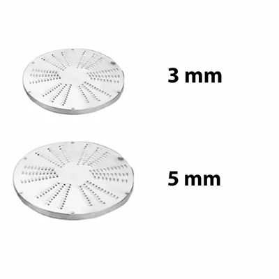 Grater Blade Set for Heavy Duty Stainless Steel Vegetables Cutting Machine 150-200 Kg/Hr Capacity with 1 HP Motor