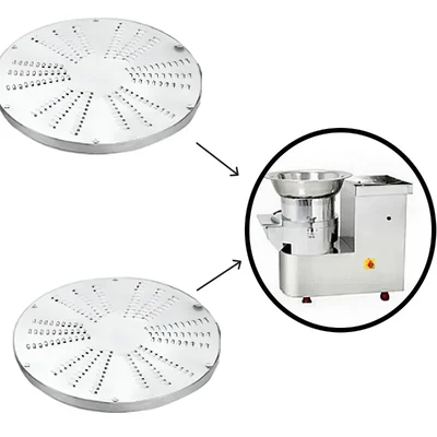 3 mm and 5 mm Grater Blade Set for 2 HP Motor Operated Stainless Steel Body Vegetable Cutter Machine