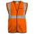 Gravitech Pack of 100 50 GSM Orange Safety Jacket with 2" PVC Reflective Tape GI-RJ-01