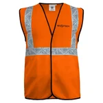 Gravitech 50 GSM Orange Safety Jacket with 2" PVC Reflective Tape GI-RJ-01 (Pack of 1)
